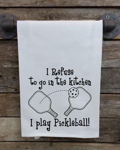 Get Your Balls Out of My Kitchen Pickleball Kitchen Towel, Funny  Pickleball, Pickleball Gifts, Gag Gifts, White Elephant 
